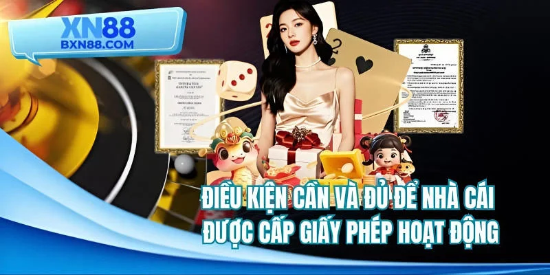 Điều kiện cần và đủ để nhà cái được cấp giấy phép hoạt động